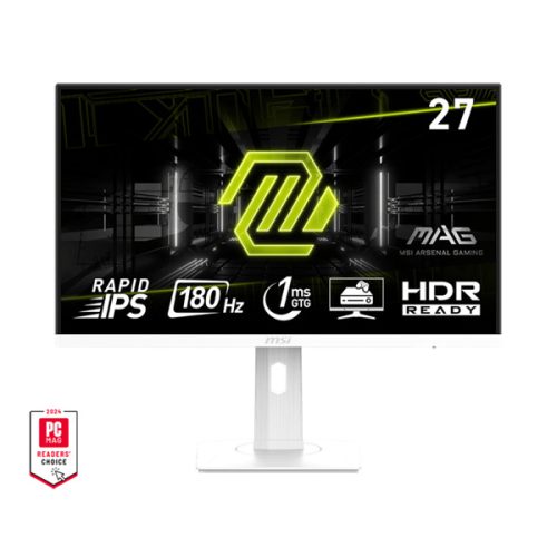 MSI Monitor GAMING MAG 274PFW Rapid IPS 27" FHD 1920x1080, 1000:1 CR, 300cd/m2, 1ms, 180Hz, DP, 2x HDMI, White