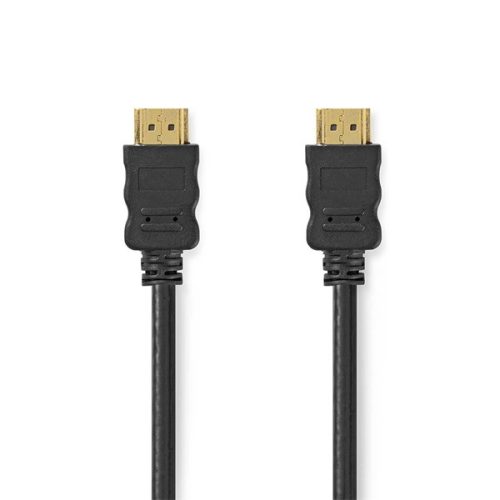 Nedis CVGL34060BK15 ultra HD HDMI kábel, HDMI dugó - dugó, 4K@60Hz, ARC, 18 Gbps, aranyozott csatlakozók, hossz 1.5m