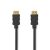 Nedis CVGL34060BK15 ultra HD HDMI kábel, HDMI dugó - dugó, 4K@60Hz, ARC, 18 Gbps, aranyozott csatlakozók, hossz 1.5m